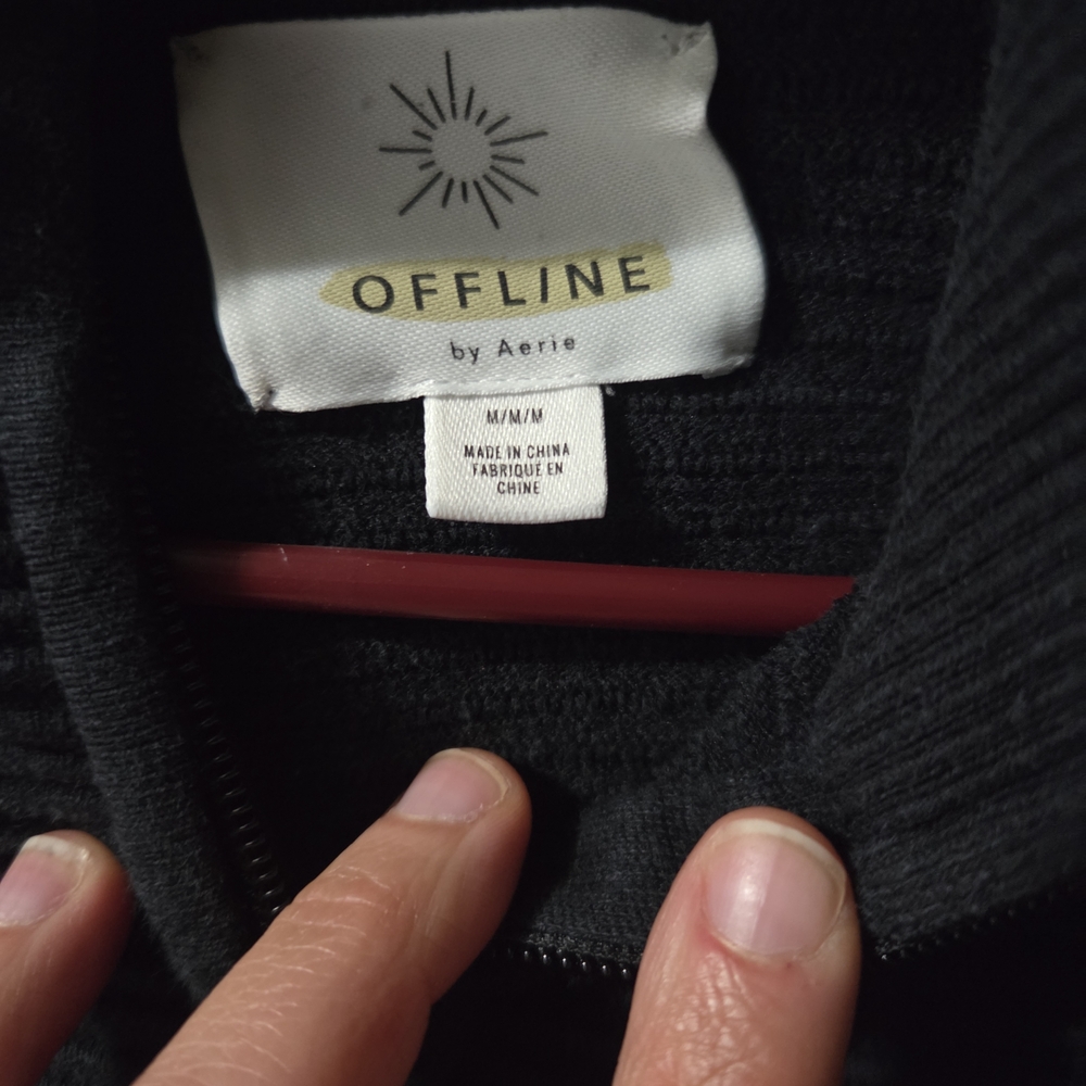 Aerie Ribbed Half-Zip Pullover - Picture 3 of 5